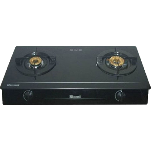 Bếp gas Rinnai RV-7DOUBLE GLASS - Hàng chính hãng
