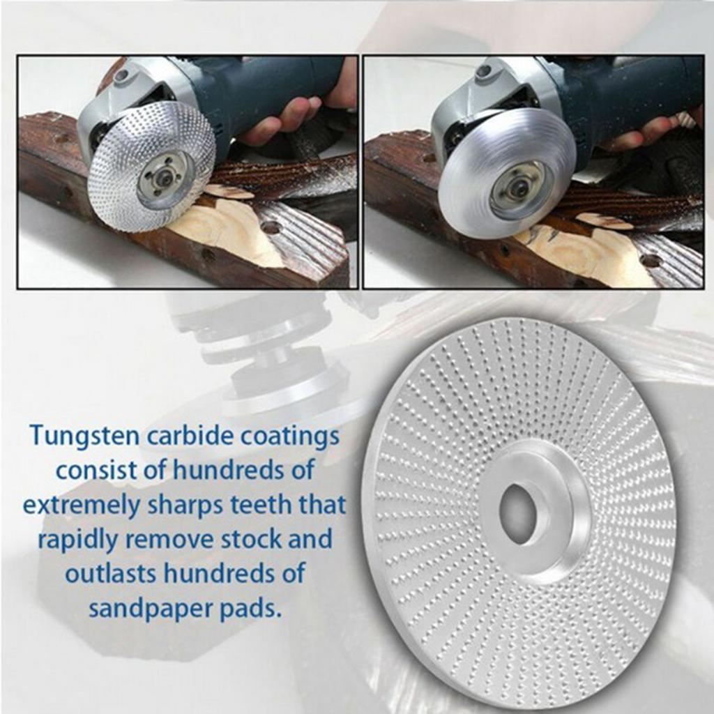 2Pcs Wood Sanding Shaping Disc Angle Grinder Grinding Wheel Bevel