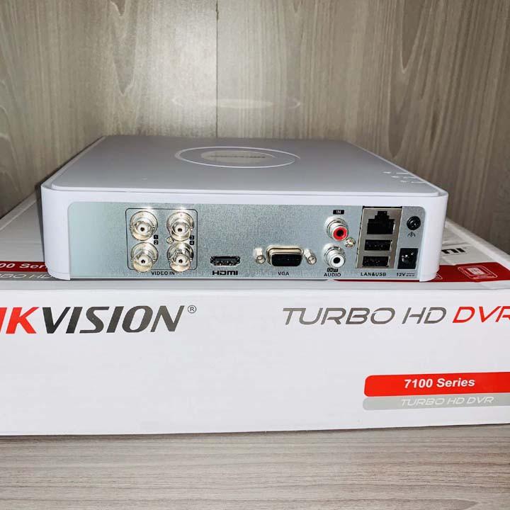Đầu ghi camera 4 kênh HDTVI up to 4MP Hikvision DS-7104HQHI-K1 - hàng chính hãng NAT