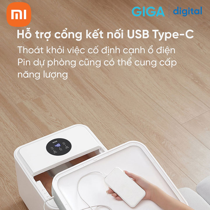 Máy massage chân 3in1 Xiaomi ZMZ-X5 (Bồn ngâm chân thông minh HITH X5) - Hàng Chính Hãng