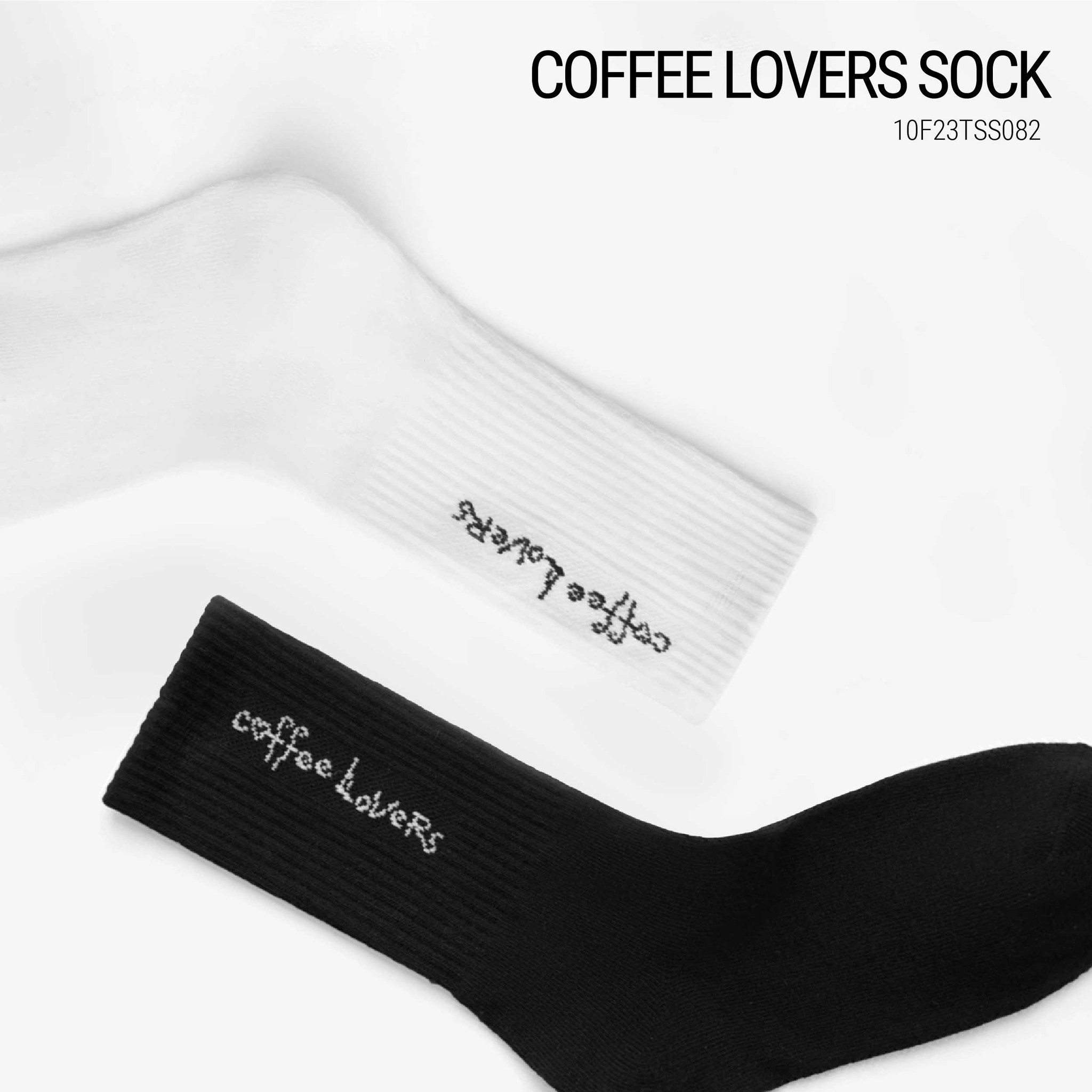 ROUTINE - Tất / Vớ Dài Dệt Họa Tiết Coffee Lovers Cotton Polyester Freesize - 10F23SOC015 | LASTORE MENSWEAR