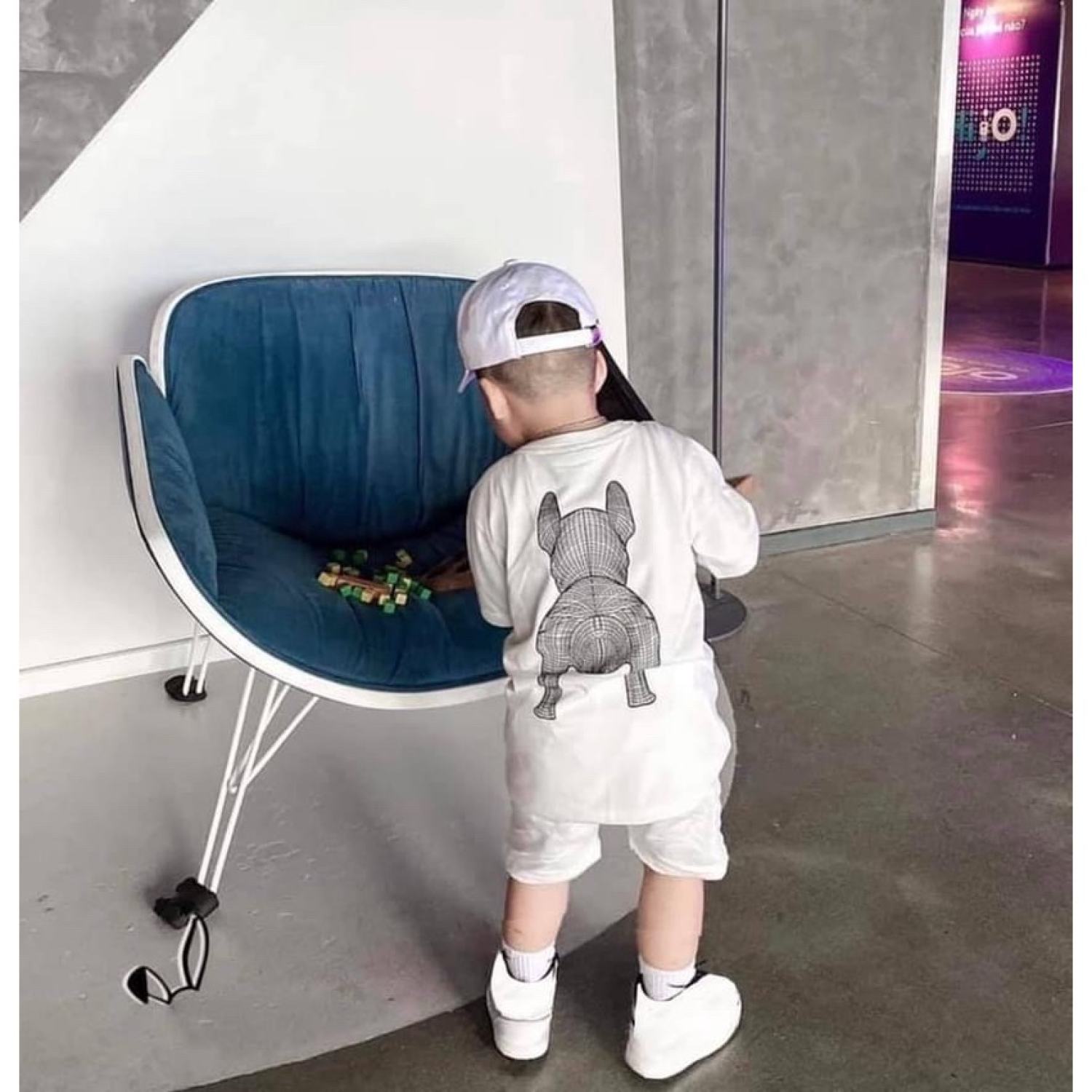 Bộ Quần Áo Thun Cho Bé Nam Nữ Thiết Kế KID Life.D Chất Liệu Cottom Cao Cấp Form Rộng Chất Liệu Thoáng Mát Unisex