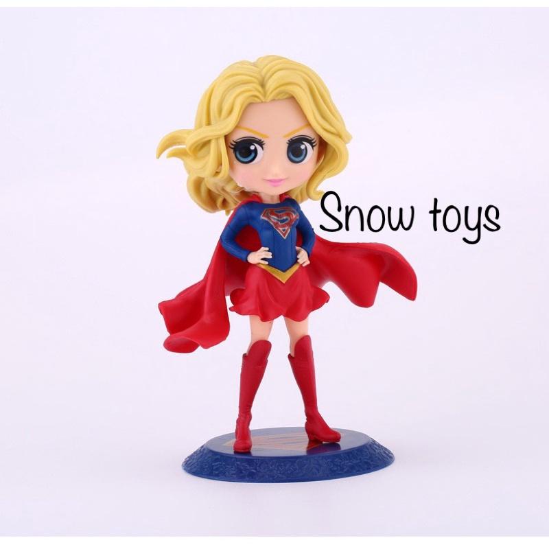Mô hình Supergirl - Tiểu cảnh nữ siêu nhân super girl để bàn mini - cao 15cm