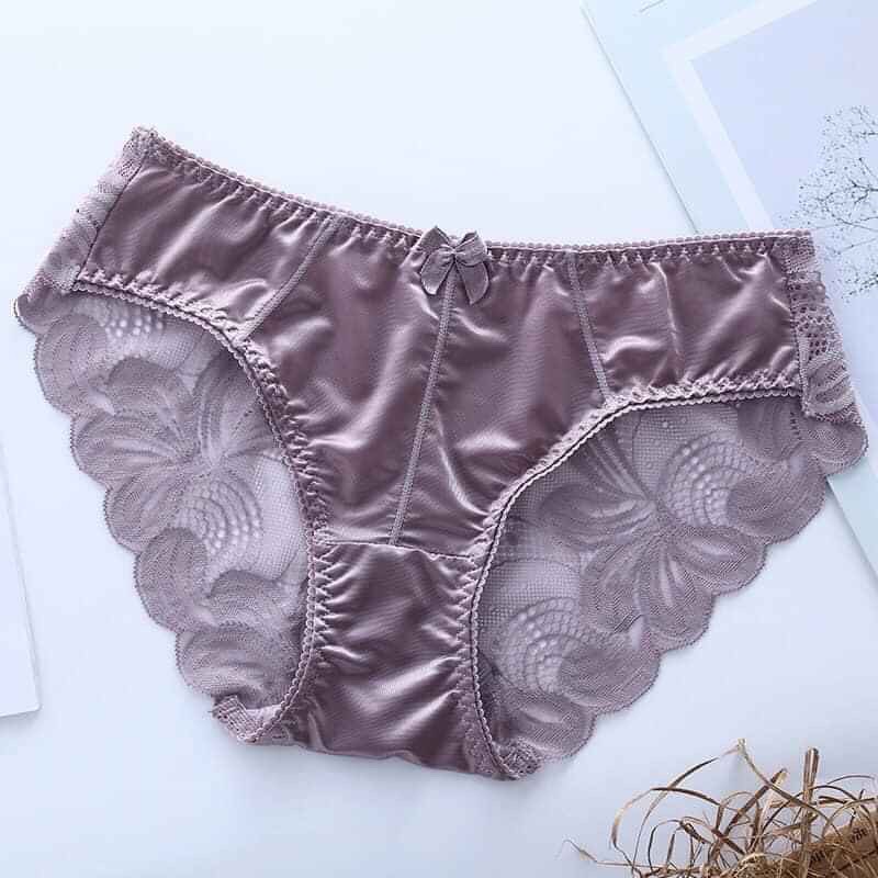 Combo 5 Quần Lót Ren Nữ Phi Lụa Dòng Cao Cấp - Quần Sịp Nữ N14