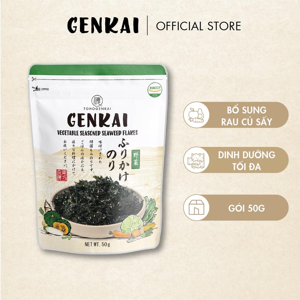 Rong Biển Trộn Cơm GENKAI Rau Củ Gói 50g