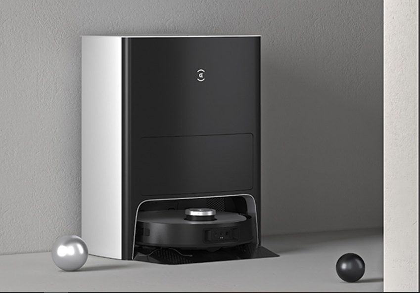 Robot hút bụi lau nhà thông minh, tự động đổ rác, tự động giặt khăn lau Deebot X1 Omni- Hàng chính hãng