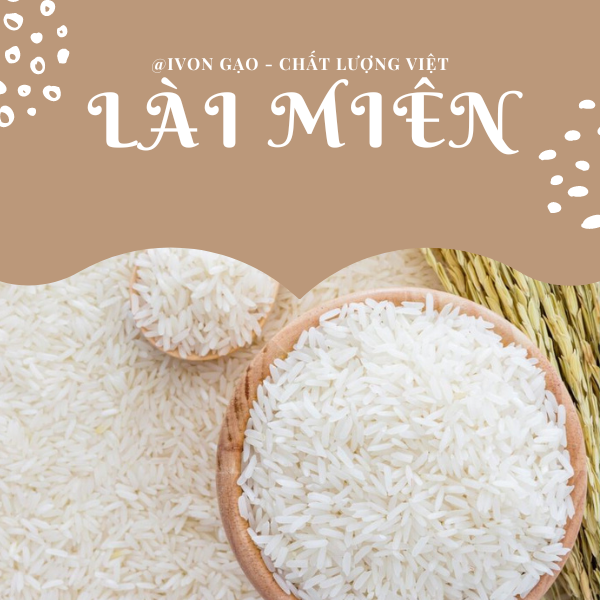 Gạo Lài Campuchia (Gạo trồng 06 tháng) - Túi 5 kg - Dẻo, thơm, mềm cơm