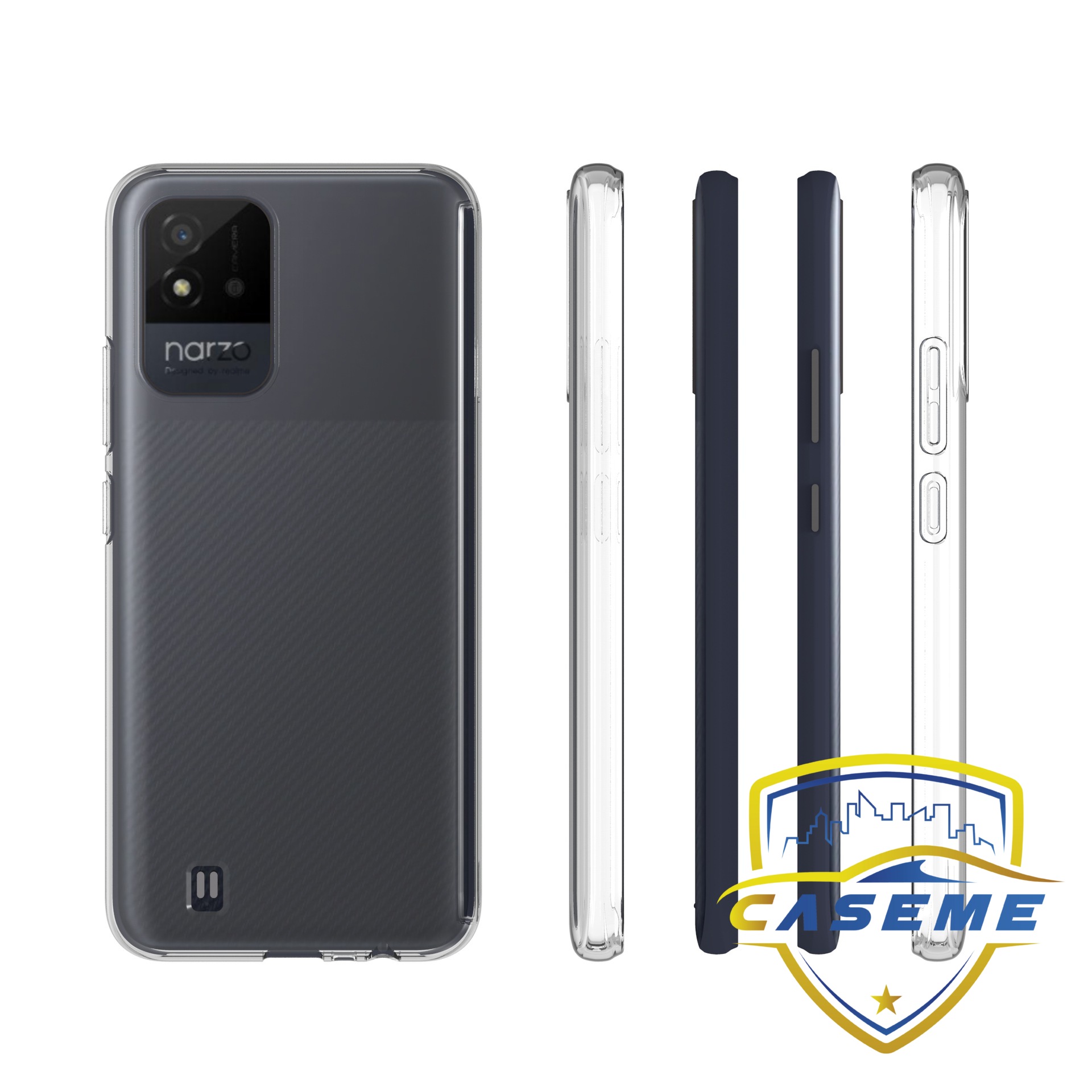 Ốp lưng dẻo trong suốt TPU cao cấp dành cho Realme Narzo 50i