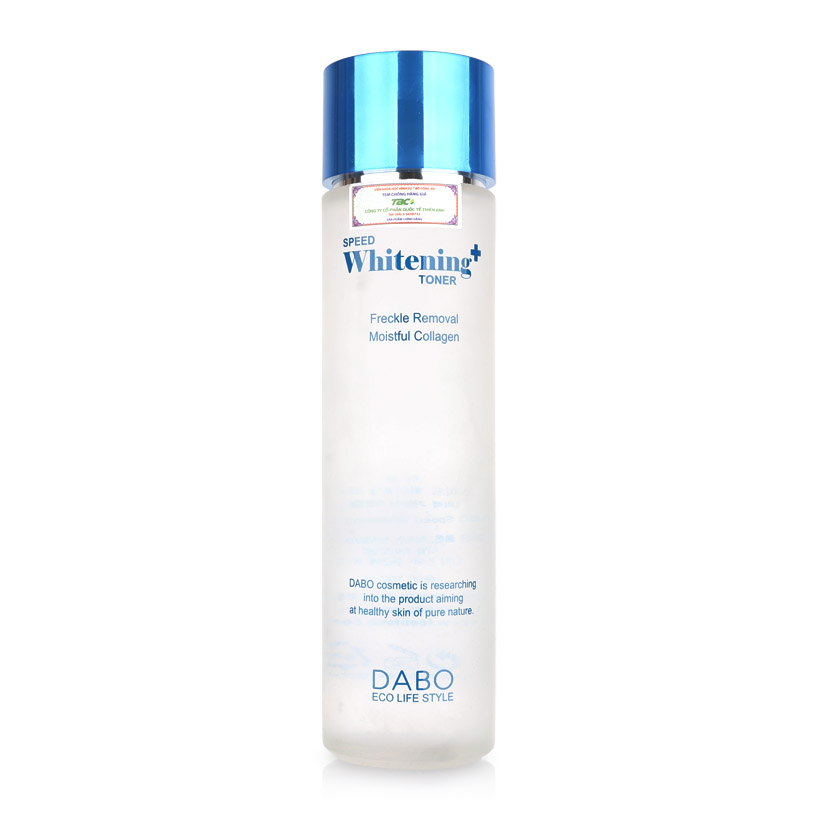 Nước hoa hồng Dabo trắng da se khít lỗ chân lông 150ml + Móc khoá