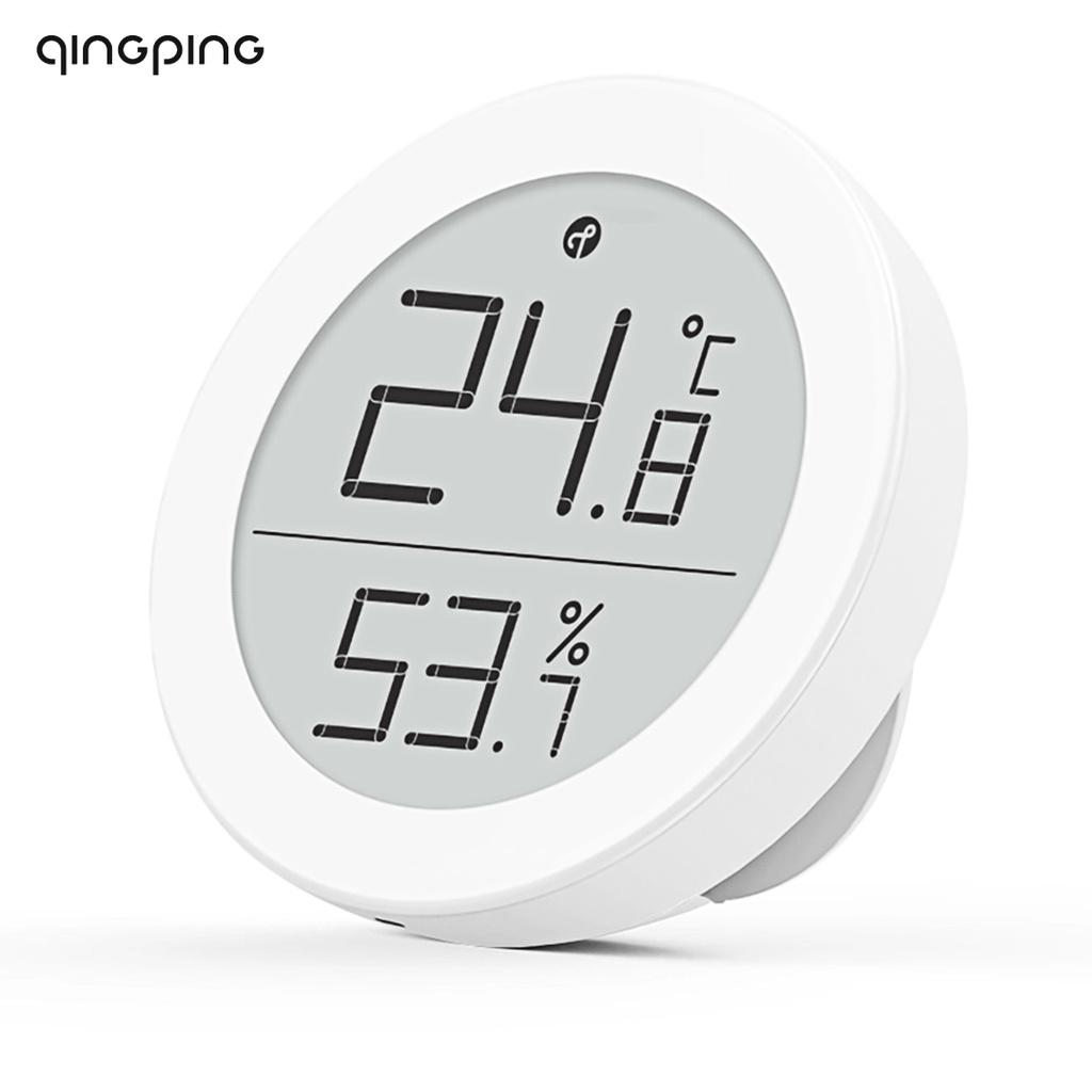 Đồng Hồ Đo Nhiệt Độ Và Độ Ẩm Thông Minh Kết Nối Bluetooth Độ Chính Xác Cao Màn Hình Điện Tử Hỗ Trợ Apple Homekit Và Siri
