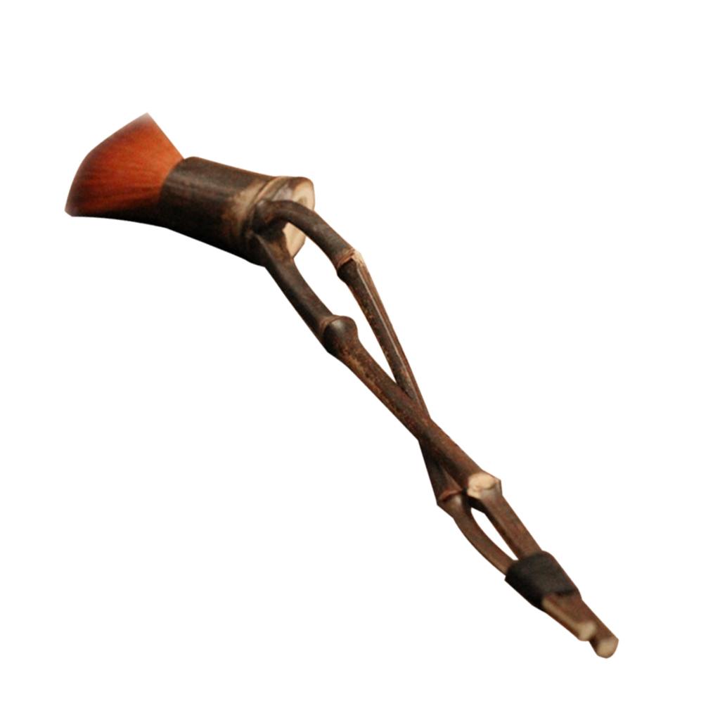 Bamboo Pen Brush Handmade Tea Brush Coffeepot Teapot Brush Thin 20cm