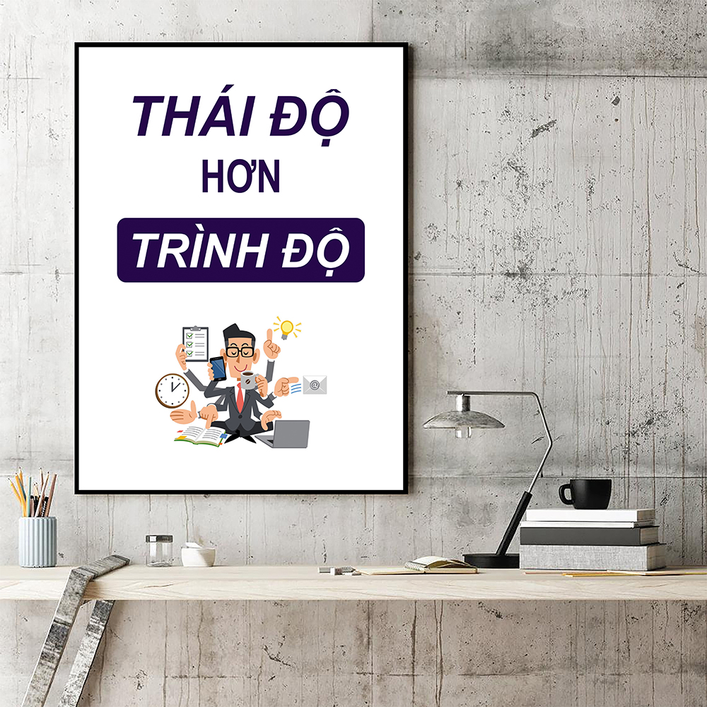 Tranh động lực Thái độ hơn trình độ -v2-Model: AZ1-0311