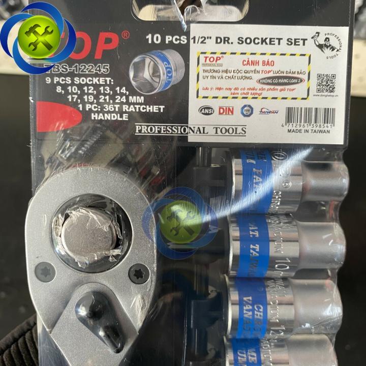 Bộ tuýp 10 chi tiết 1/2 TOP TBS-12245