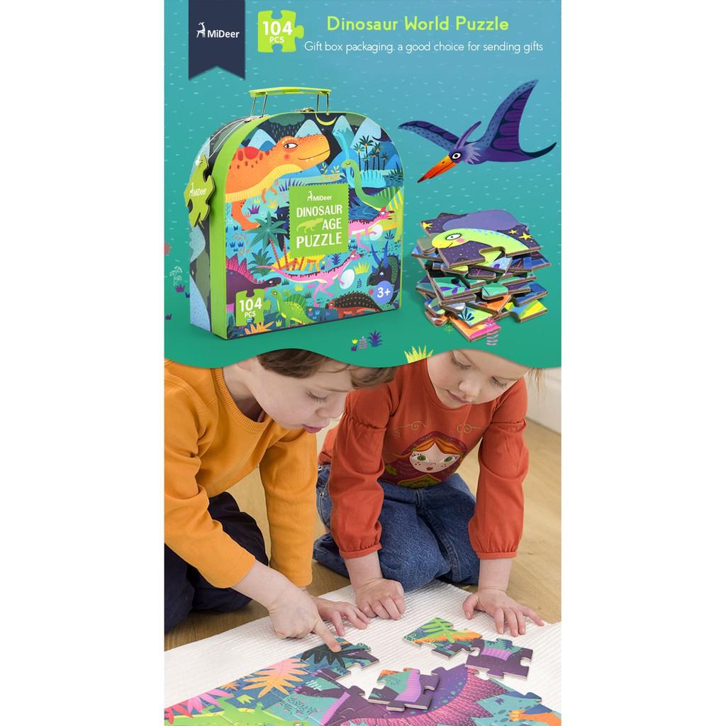 Bộ ghép hình Dinosaur Puzzle của Mideer