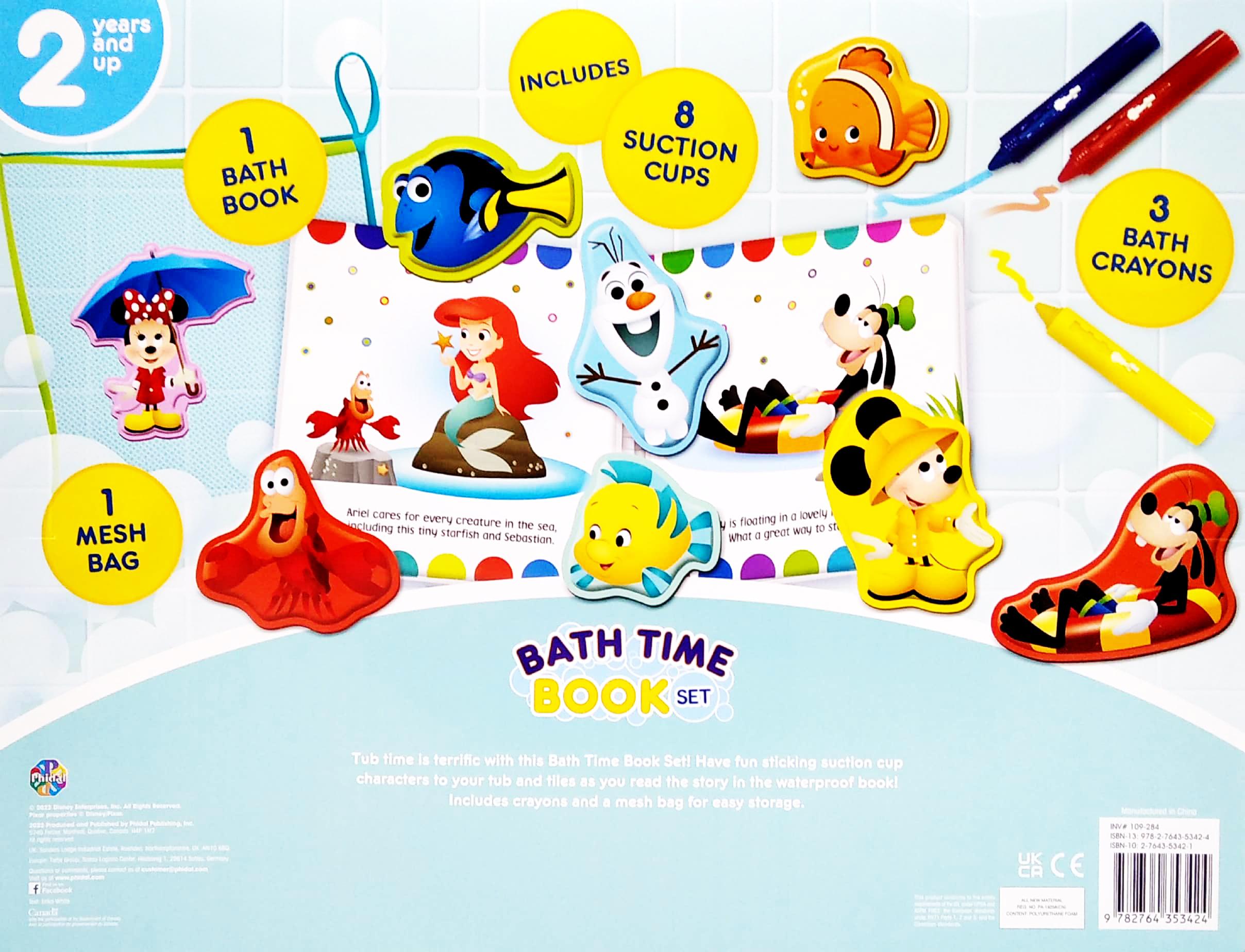 Disney Baby Bath Time Deluxe Book Set