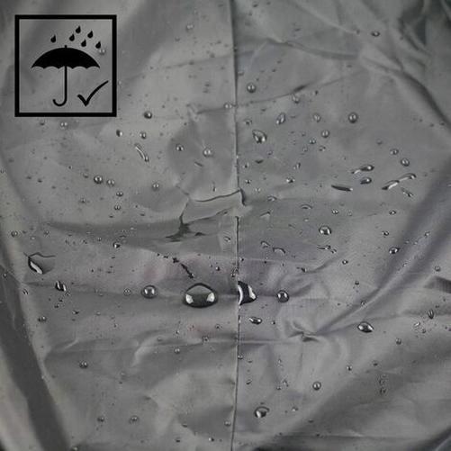 Bạt Phủ Xe Máy Chống Bụi, Chống Lạnh và Thời Tiết 190T Đen - XXXL 265*105*125cm