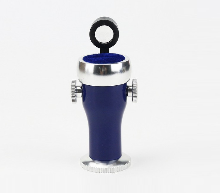 Kính lúp 10X kiểm tra mẫu vật điều chỉnh xoay 360 độ cao cấp