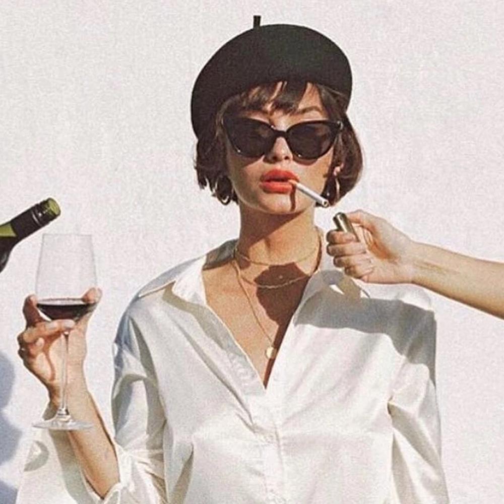 Nữ Mùa Xuân Mùa Đông 100% Len Mũ Nồi Nón Họa Sĩ Nón Phong Cách Nữ Vintage Mũ Nồi Đồng Màu Mũ Lưỡi Trai Nữ Bonnet Ấm Đi Bộ mũ Lưỡi Trai
