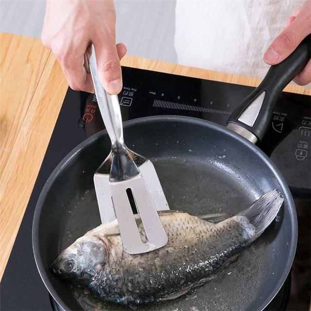 Kẹp Gắp Thức Ăn Thực Phẩm Inox Cao Cấp Dùng Rán Cá,Chiên Các Loại Thực Phẩm Tiện Lợi