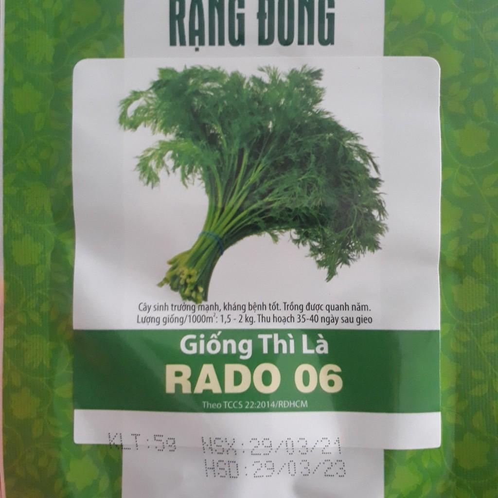 Hạt giống rau thì là Rado, đóng gói 5gr