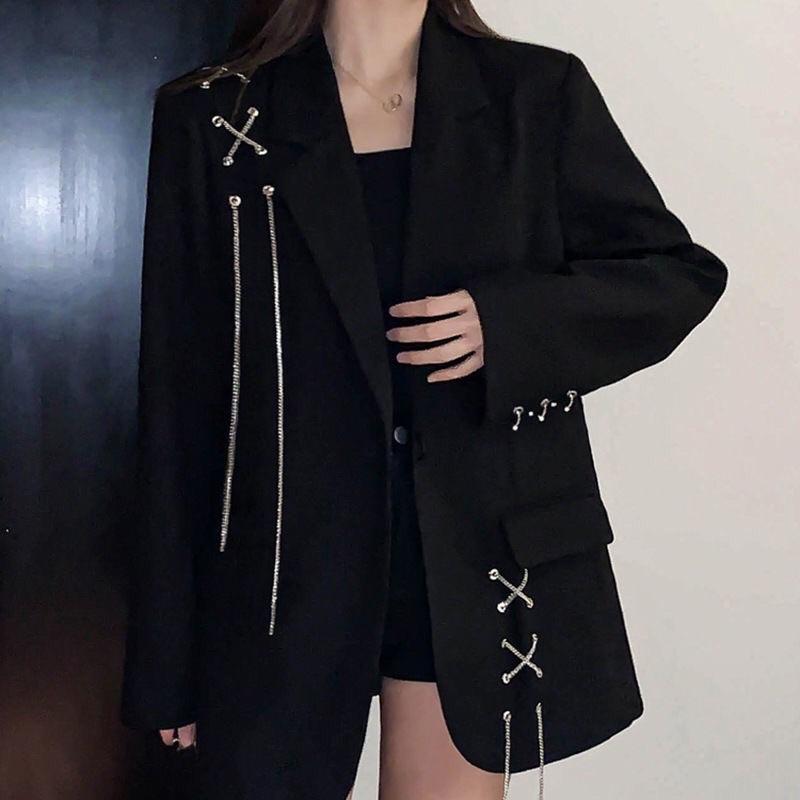 Áo Khoác Blazer nữ form suông rộng phong cách hàn quốc mẫu mới đẹp mã TT01