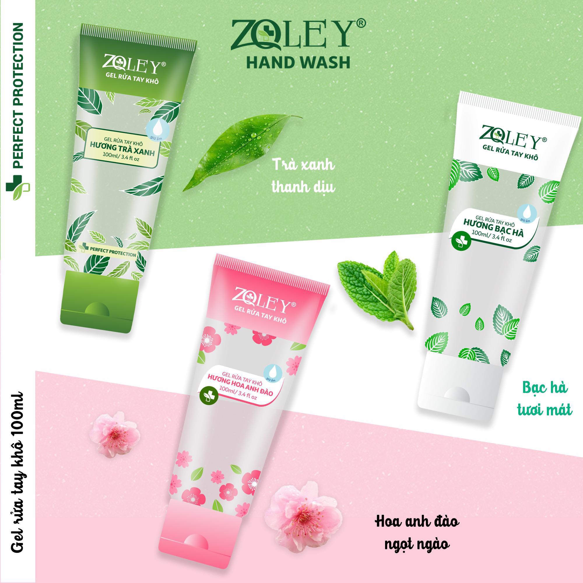 Tuýp Gel Rửa Tay Khô Zoley 100ml