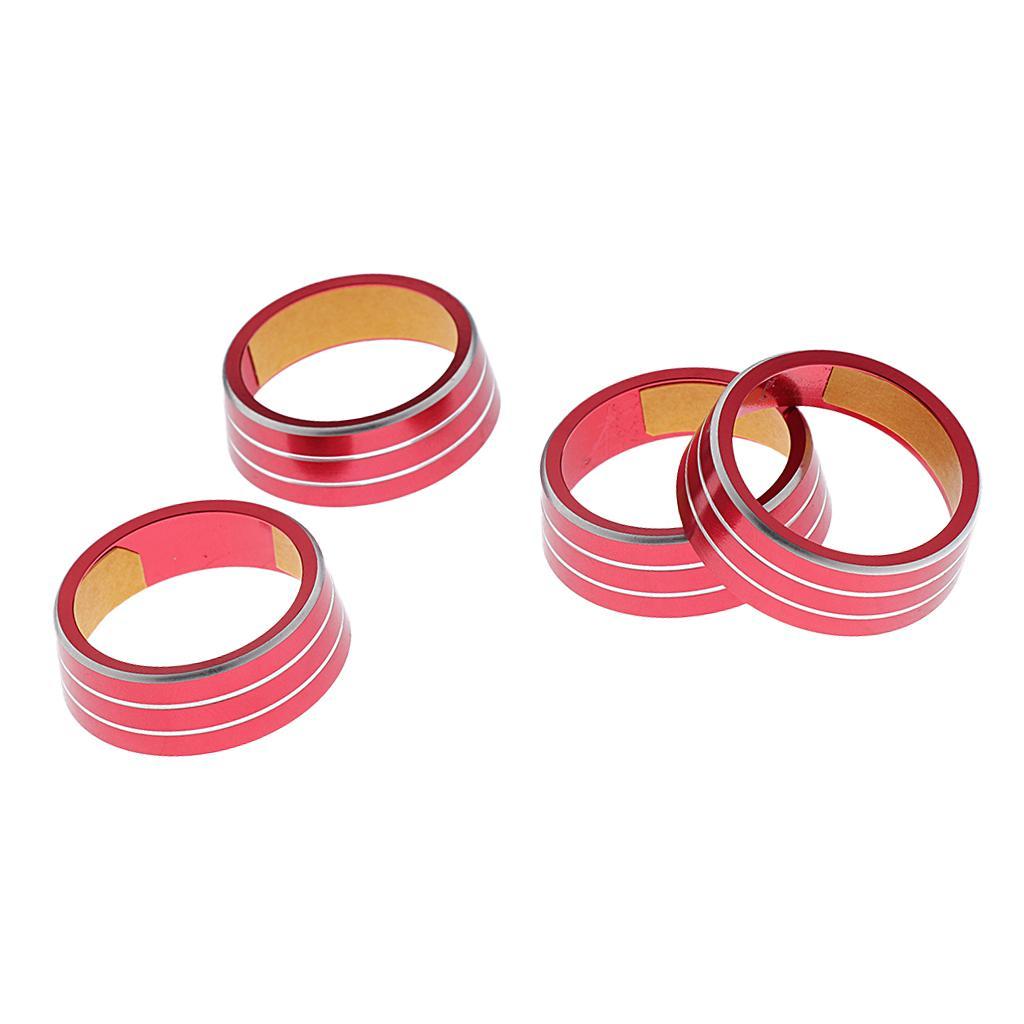 4 Pieces Aluminum AC Climate Control  Knob Cover for   16