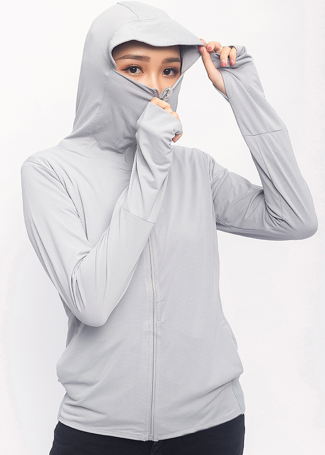 Áo Chống Nắng Nữ - Xanh Than (Size XXL)