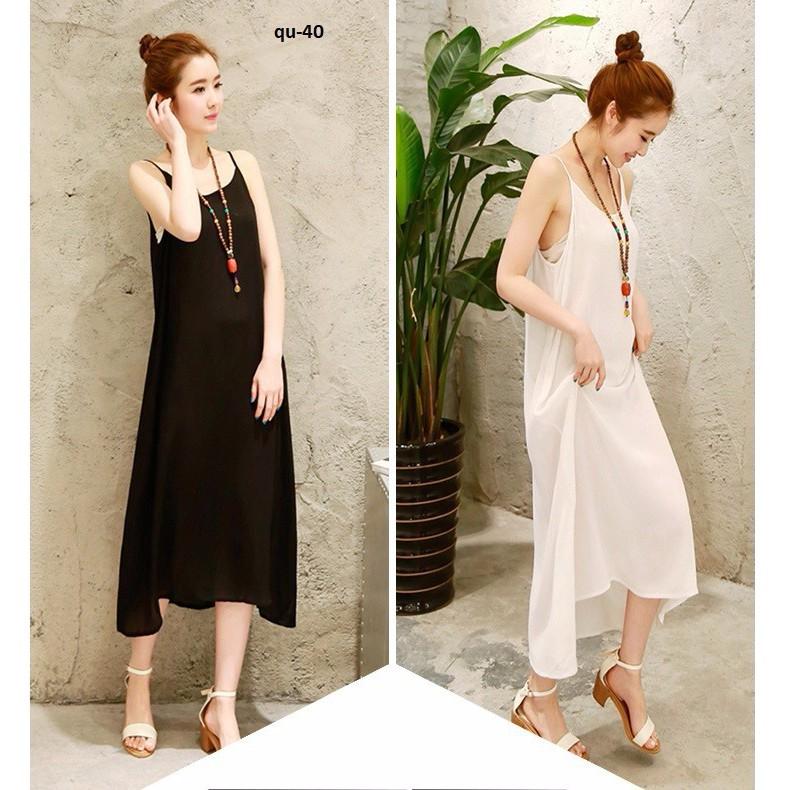 ĐẦM MAXI VOAN 2 LỚP CAO CẤP dress55qu