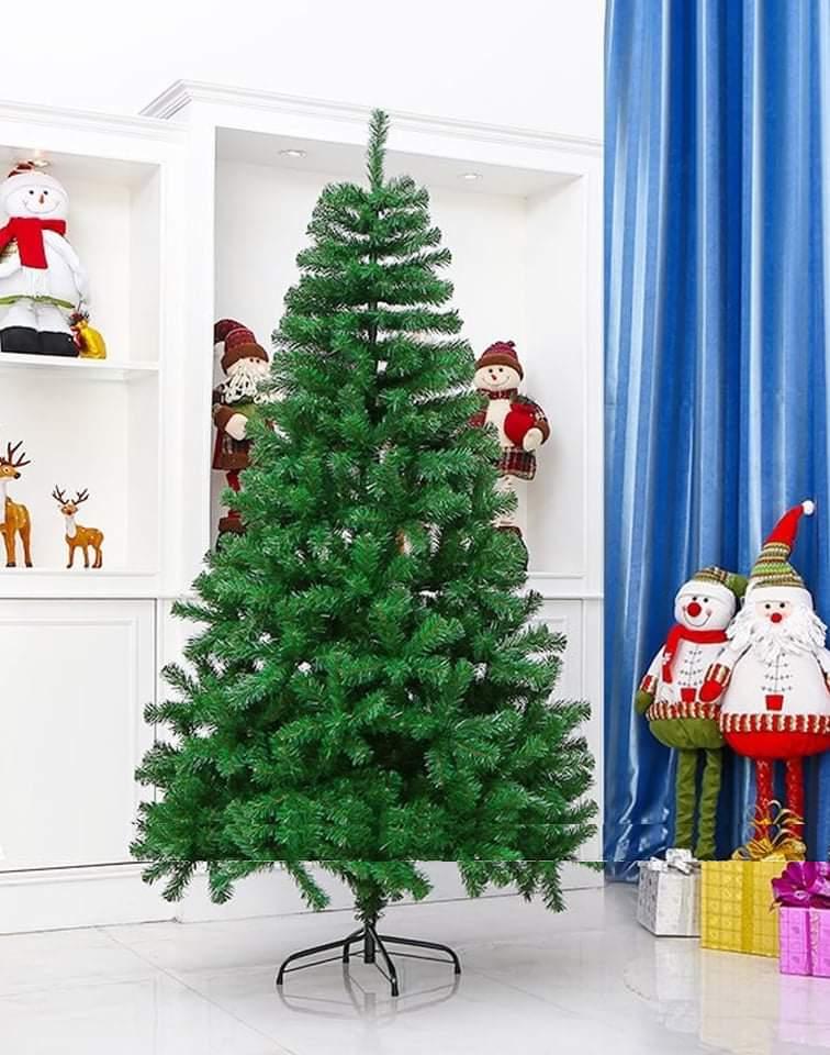 Cây thông noel màu xanh đầu tròn 2in (Cây 150cm)