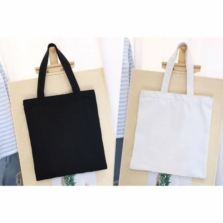 TÚI TOTE VẢI CANVAS MÀU TRƠN