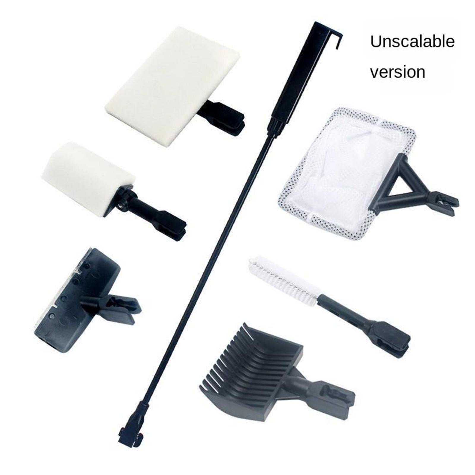 6 in 1 Aquarium Fishing Tank Cleaning Tool Set Cleaner Non Telescopic