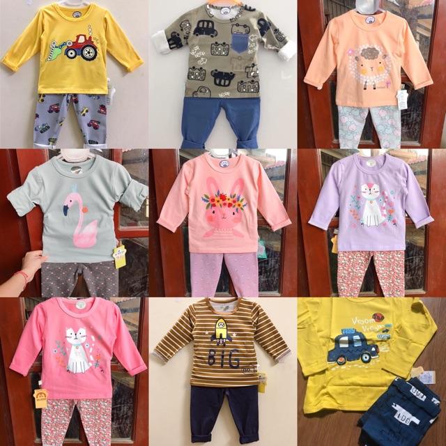 Bộ dài tay xuất Hàn size đại cho bé từ 23-33kg