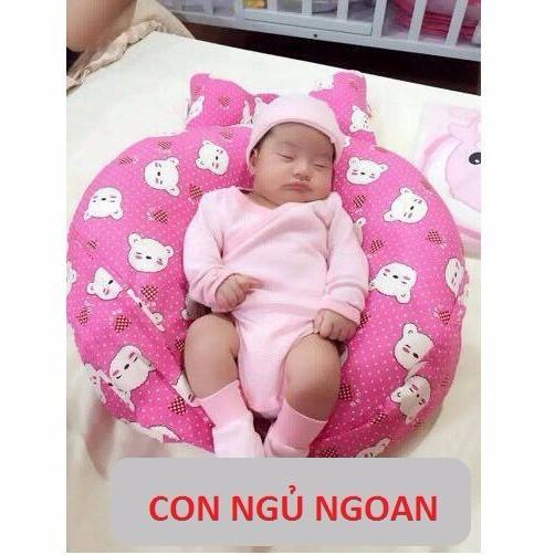 Gối đa năng chống trào ngược baby care cho bé cho mẹ