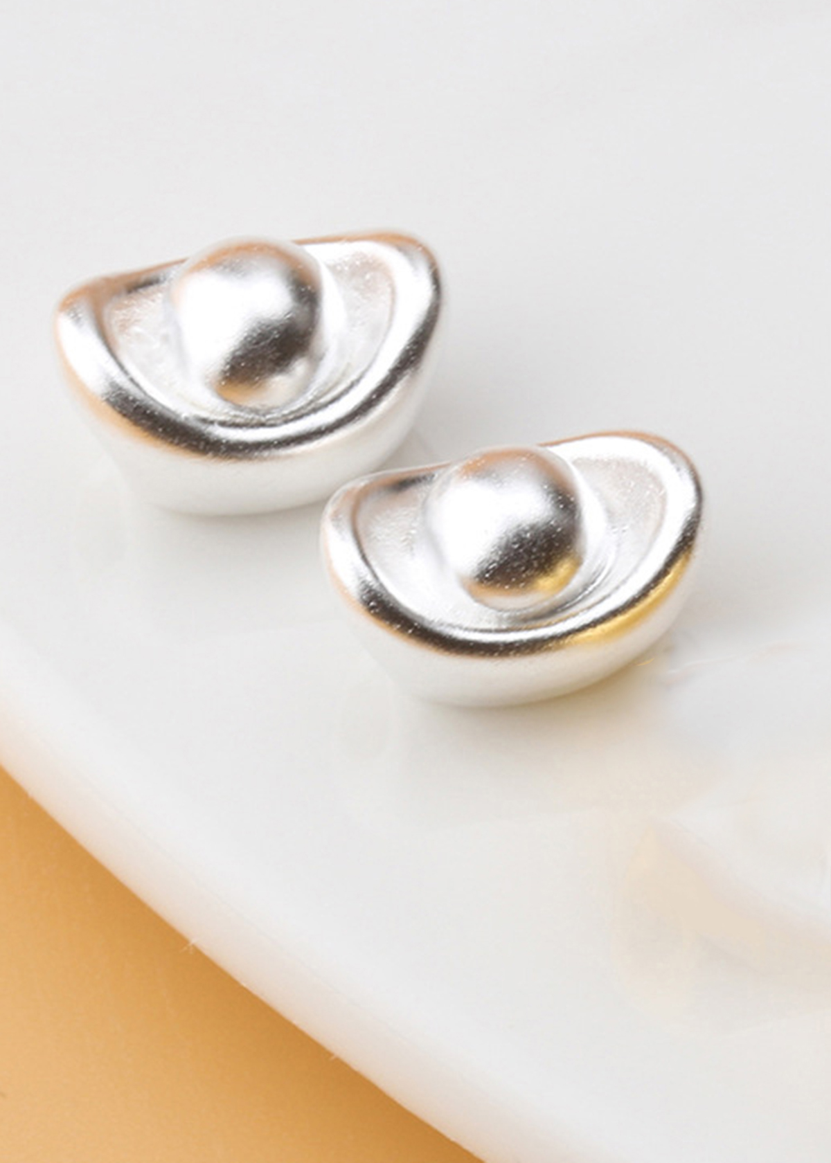 Charm bạc hình nén vàng - Ngọc Quý Gemstones