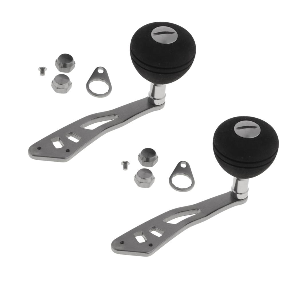 2 Câu Cá Siêu Máy Tay Cầm Núm Máy Phần & Sửa Chữa Tự Làm Cho Con Quay Baitcasting CuộN