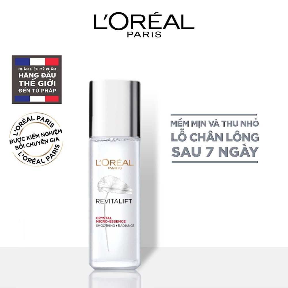 Bộ sản phẩm L'Oreal Paris Revitalift Tinh chất chống lão hóa da, Mặt nạ cấp ẩm săn chắc da, Dưỡng chất căng mướt (RV serum,Mask x3, ME 22ml x2)