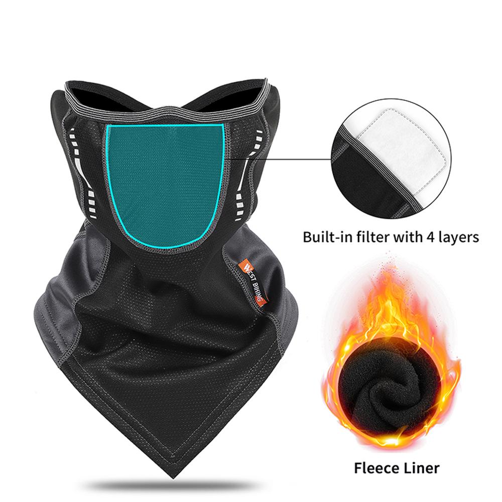 Mặt nạ xe đạp xe nửa mặt, che cổ, chống gió, thoáng khí