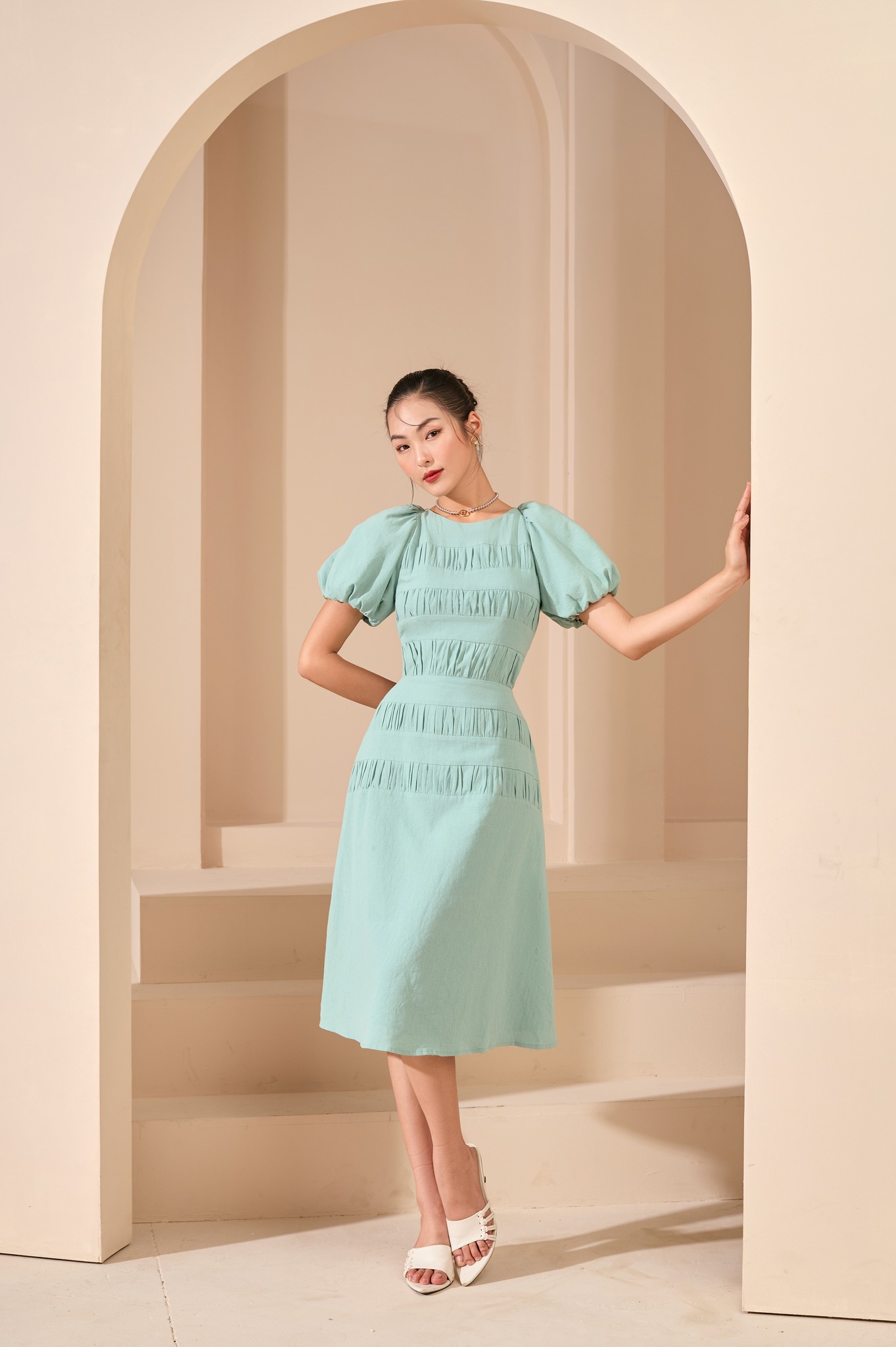 OLV - Đầm Jade Ruched Dress