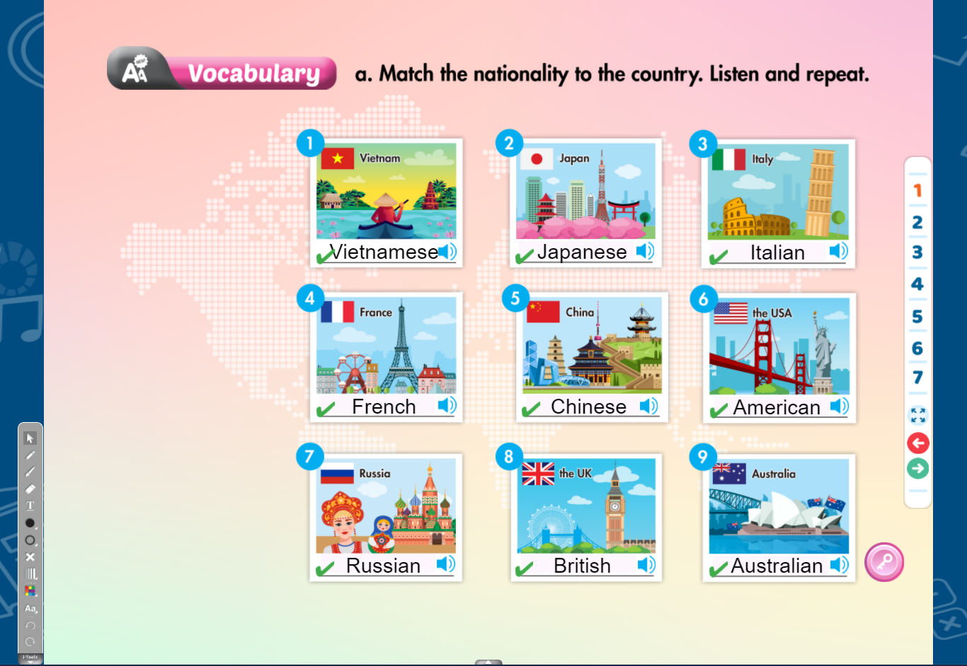 I-Learn Smart World Starter - Ứng dụng phần mềm tương tác sách học sinh
