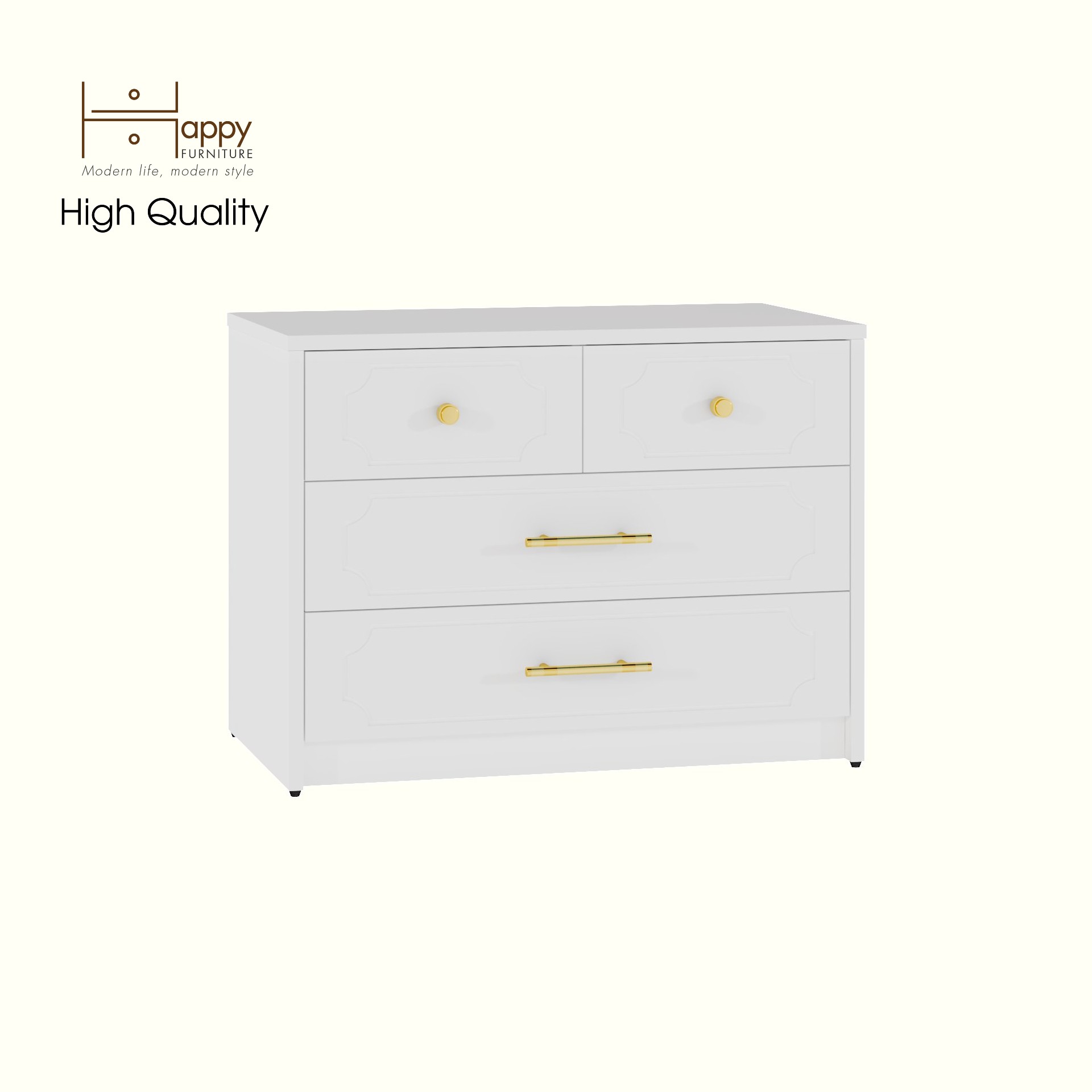 [Happy Home Furniture] NERIS, Tủ lưu trữ 6 ngăn kéo , 70cm x 40cm x 52cm ( DxRxC), THK_137