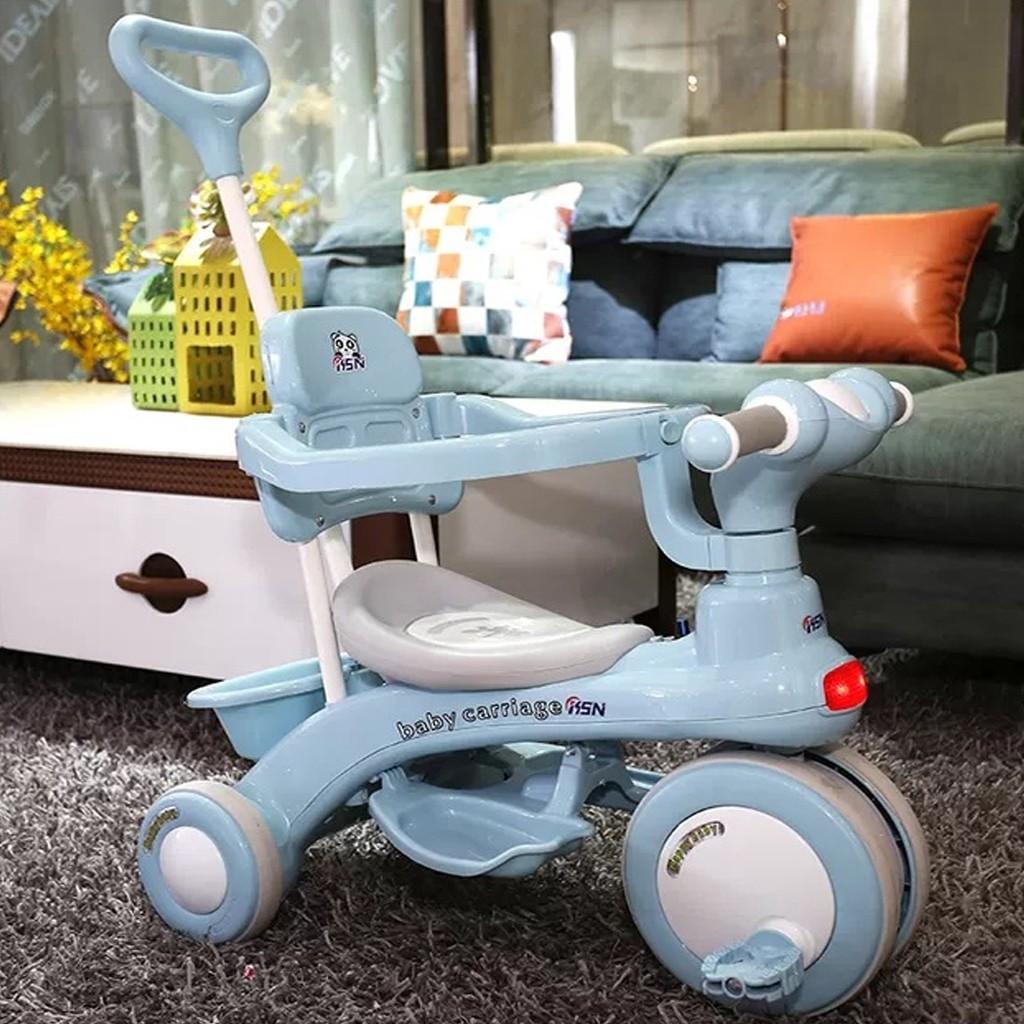 Xe Đạp Cần Đẩy 618 Cho Bé Có Nhạc Và Đèn Phát Sáng Kèm Video Hướng Dẫn Lắp Ráp