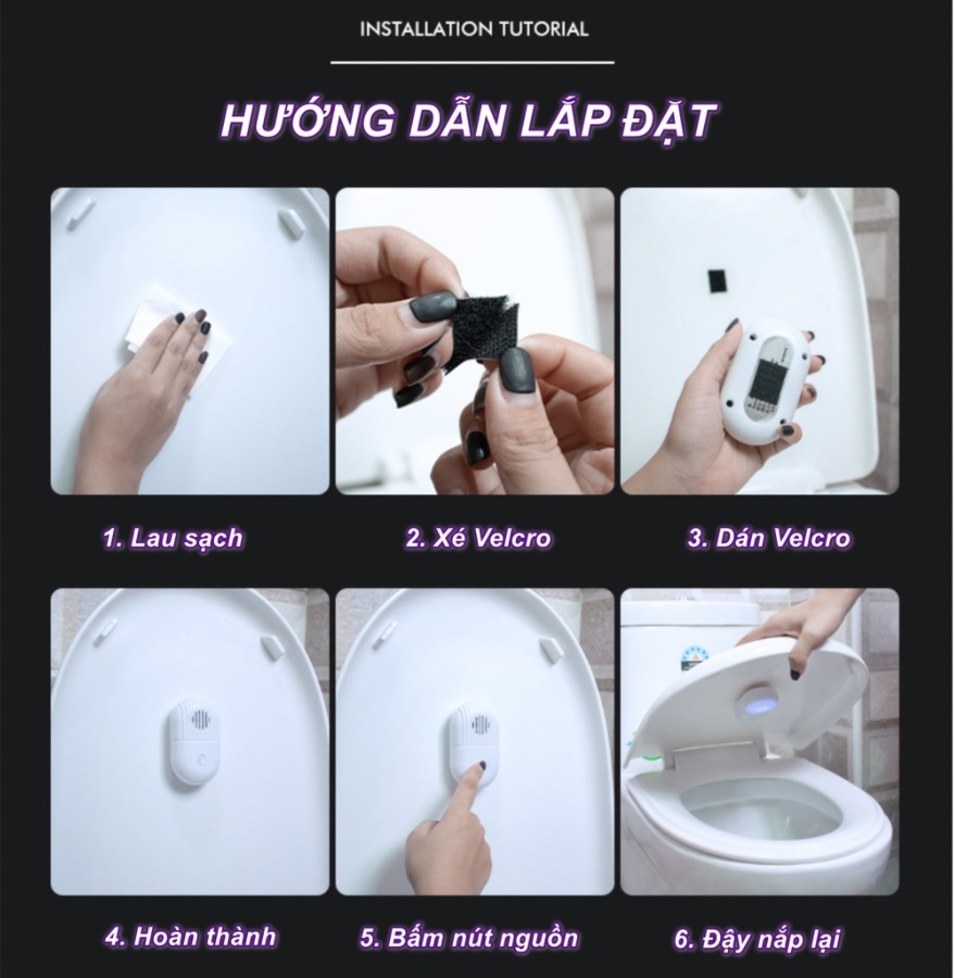 ĐÈN KHỬ MÙI TIÊT TRÙNG NHÀ VỆ SINH