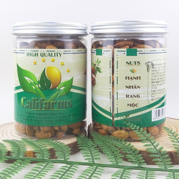 Combo 2 hũ  HẠNH NHÂN NGUYÊN VỊ - Rang mộc