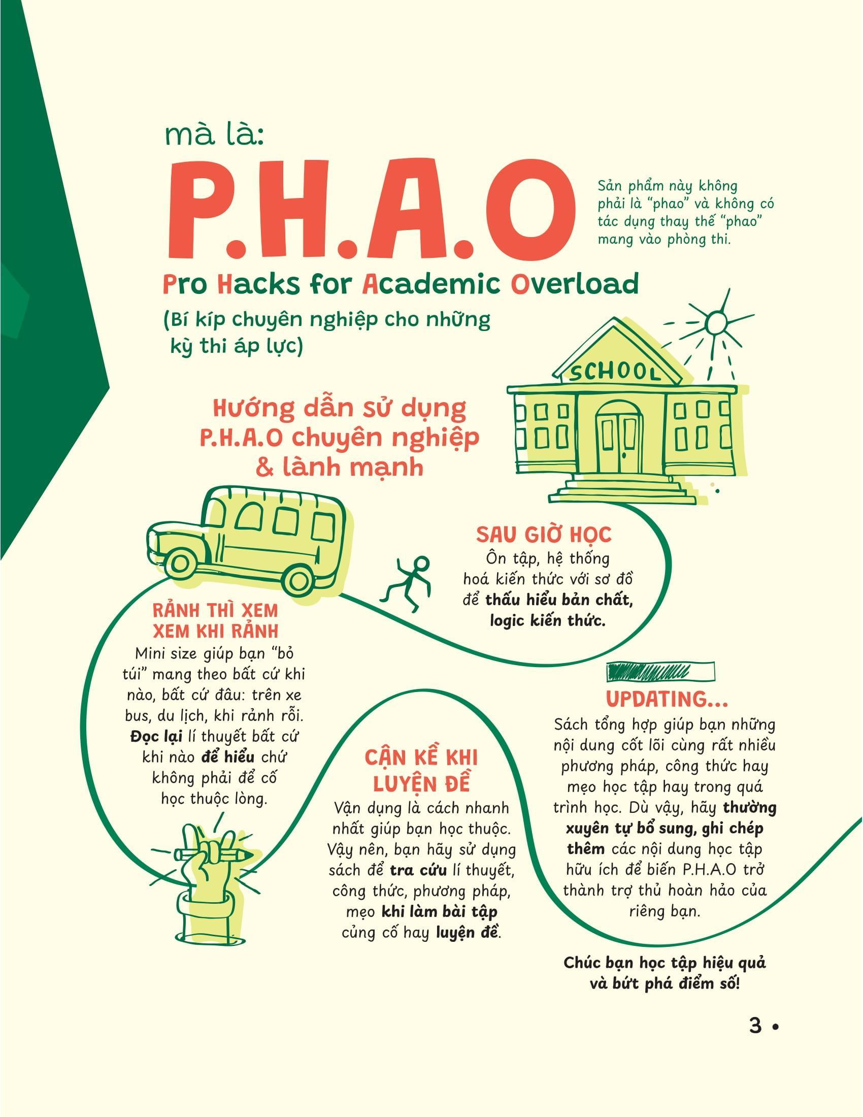 Sách - P.H.A.O - Pro Hacks For Academic Overload - Sinh Học - Ôn Luyện Thi Tốt Nghiệp THPT-ĐGNL