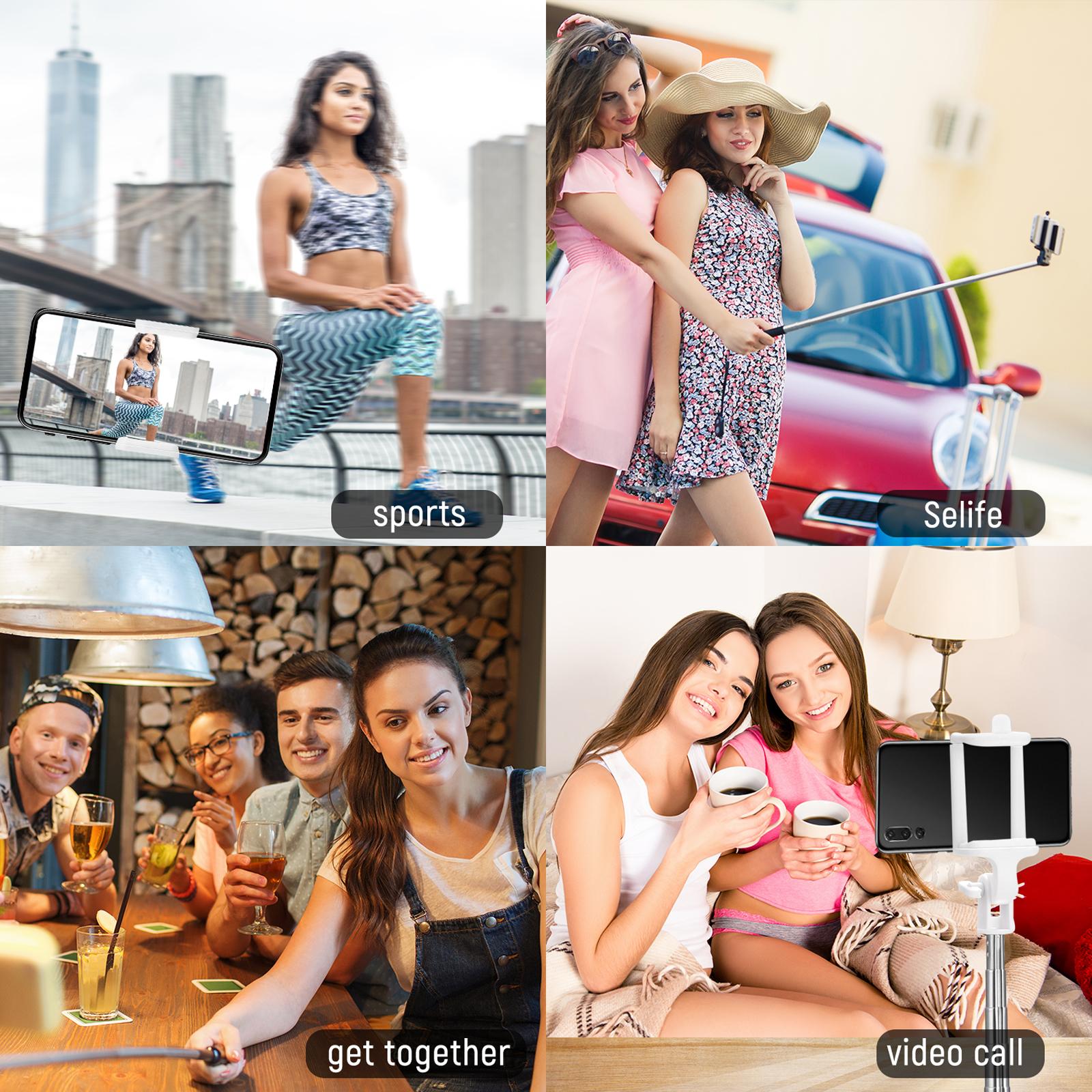 Chân máy Tripod cho điện thoại di động chụp ảnh tự sướng không dây BT Điều khiển từ xa
