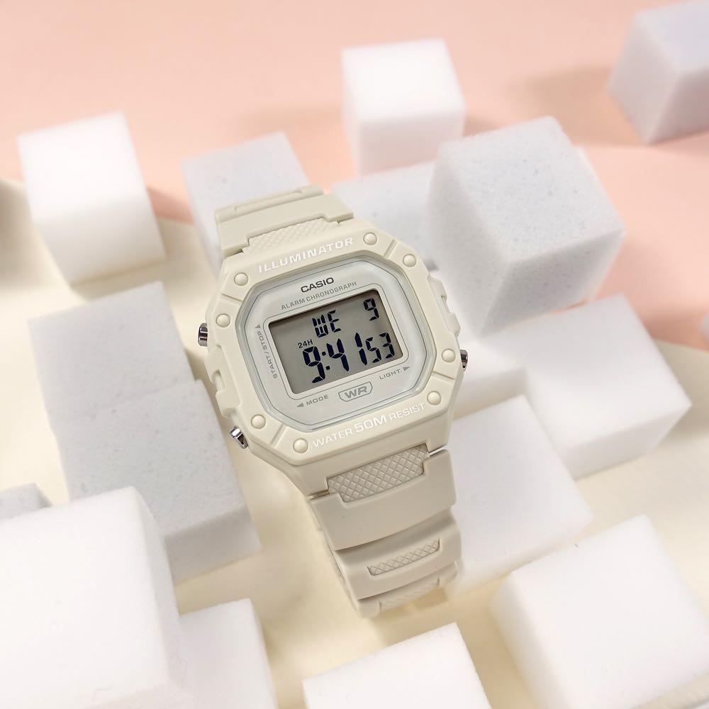 Đồng Hồ Unisex Dây Nhựa Casio Standard W-218HC-8A Chính Hãng - W-218HC-8AVDF