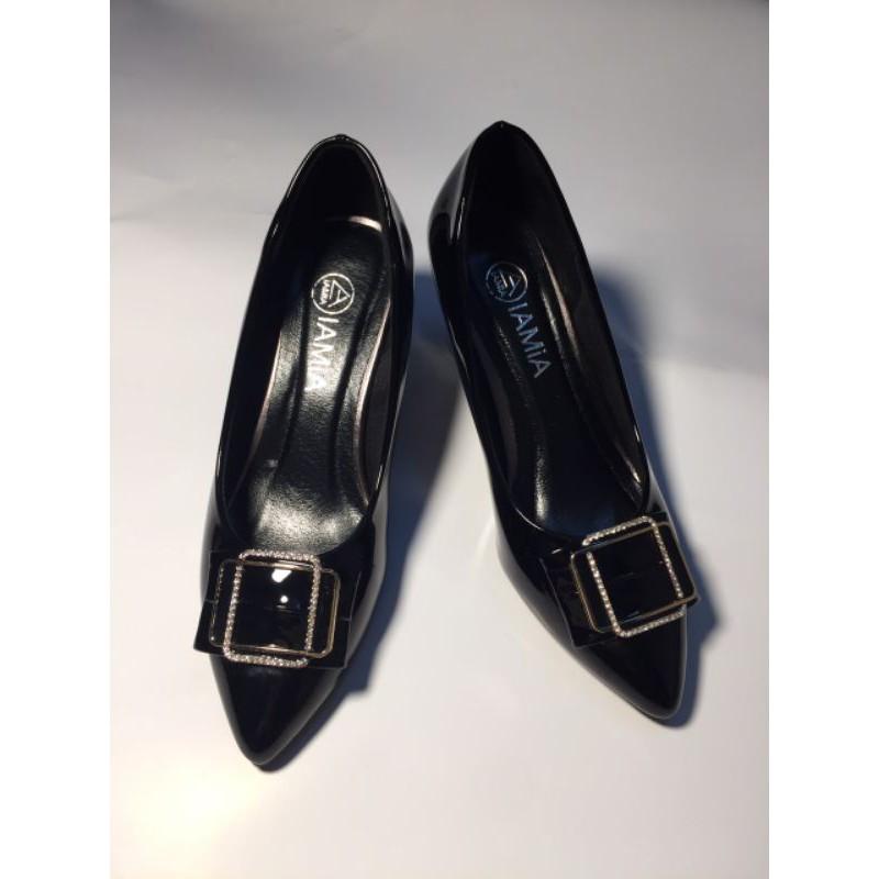 Giày Cao Gót Da Bóng