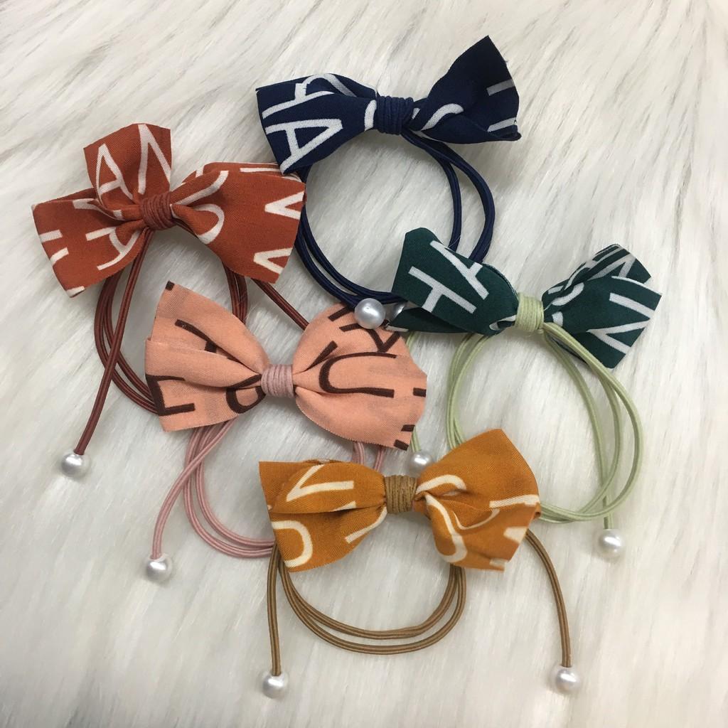 PVN29468 Dây Buộc Tóc Nơ Phong Cách Hàn Quốc Siêu Đáng Yêu T2