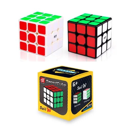 Đồ chơi RUBIK dạng 3x3 viền đen EQY609 - Đồ chơi giáo dục